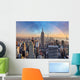New York City Skyline with Rainbow Wall Decal