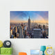New York City Skyline with Rainbow Wall Decal