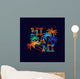 Miami Typography Poster Concept Wall Decal