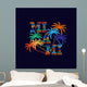 Miami Typography Poster Concept Wall Decal