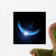 Earth with Rising Sun Wall Mural