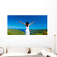 young woman in Greece Wall Mural