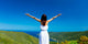 young woman in Greece Wall Mural