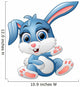 Cute bunny waving hand Wall Decal