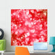 valentine pattern red small heart Wall Mural