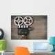 Old Movie Camera Wall Decal