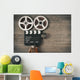 Old Movie Camera Wall Decal