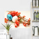 Eggs and Flowers Wall Mural
