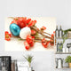 Eggs and Flowers Wall Mural