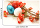 Eggs and Flowers Wall Mural