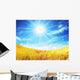 Autumn Field Wall Decal Design 1