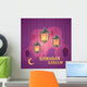 Ramadan Lanterns Illustration Wall Mural