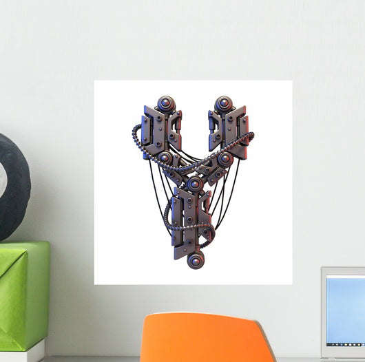 Steampunk Font Wall Decal