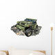 Vector Cartoon Military 4x4 Wall Decal