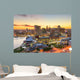 Baltimore Maryland Skyline Wall Mural