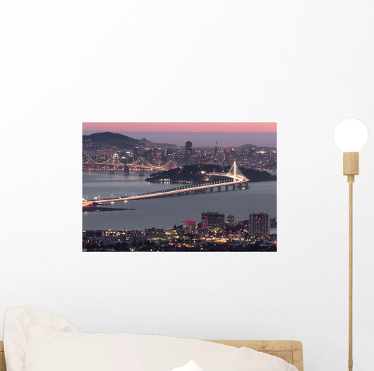 Dusk over San Francisco Wall Decal