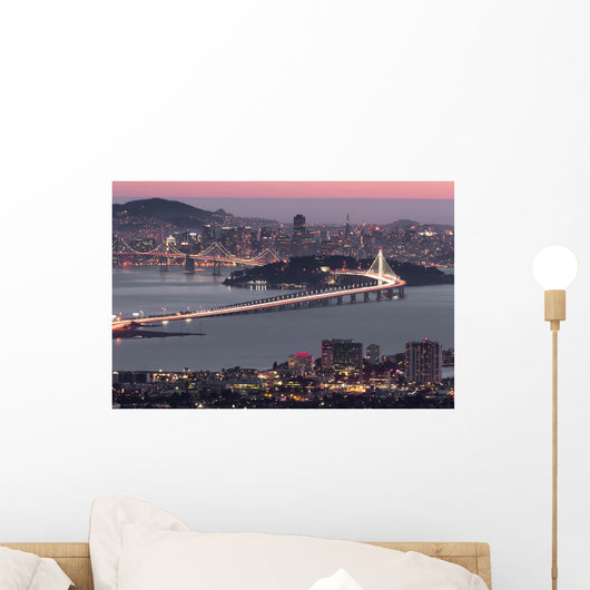 Dusk over San Francisco Wall Decal