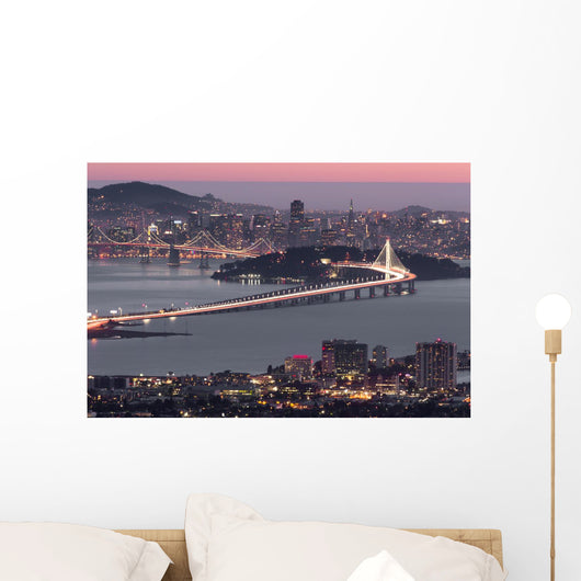 Dusk over San Francisco Wall Decal