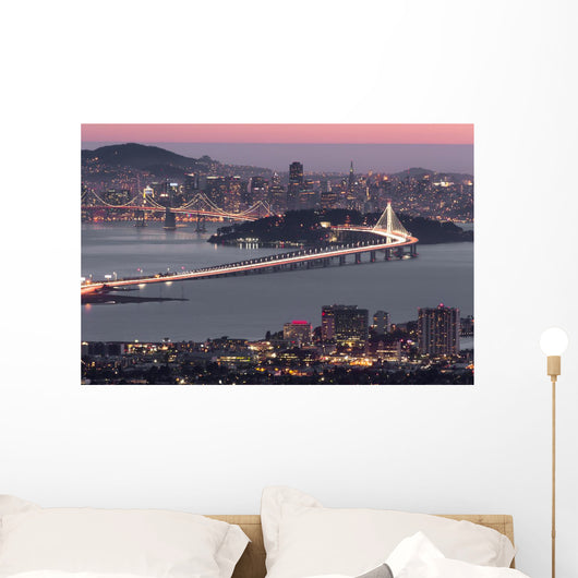 Dusk over San Francisco Wall Decal