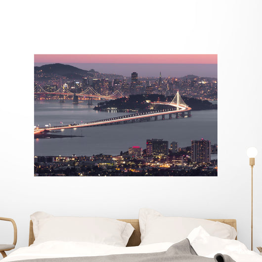 Dusk over San Francisco Wall Decal