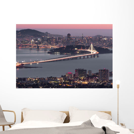 Dusk over San Francisco Wall Decal