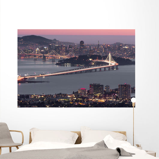 Dusk over San Francisco Wall Decal