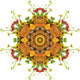 Autumn Mandala Wall Decal