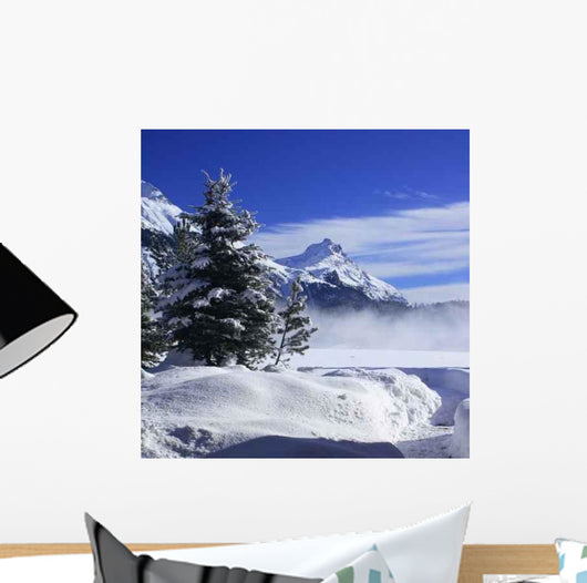 Winter Landscape Celerina Wall Decal