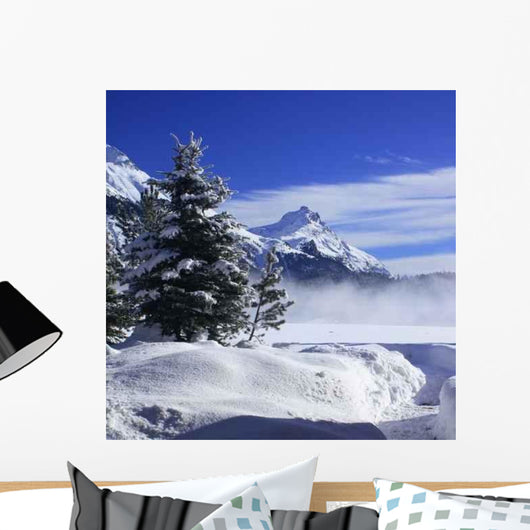 Winter Landscape Celerina Wall Decal