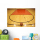 A basketball in field Wall Mural