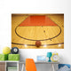 A basketball in field Wall Mural