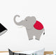 elephant icon. Circus and carnival design. Vector graphic Wall Decal