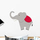 elephant icon. Circus and carnival design. Vector graphic Wall Decal