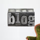 Letterpress Blog Wall Decal