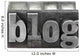 Letterpress Blog Wall Decal