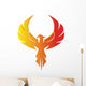 Fire  Bird Phoenix Wall Decal