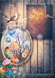 Composizione Steampunk Con Cornice Wall Decal