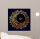 Ramadan greetings ornate background. Wall Mural