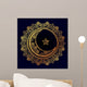 Ramadan greetings ornate background. Wall Mural