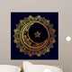 Ramadan greetings ornate background. Wall Mural