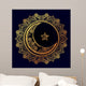 Ramadan greetings ornate background. Wall Mural