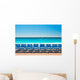 Blue Chairs Promenade Des Wall Decal