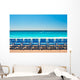 Blue Chairs Promenade Des Wall Decal