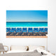 Blue Chairs Promenade Des Wall Decal