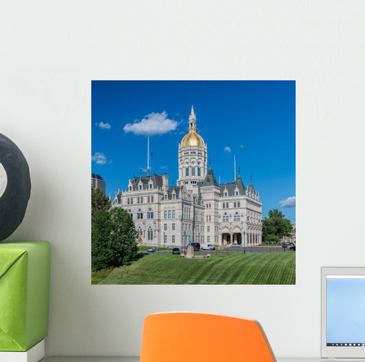 Exterior Connecticut State Capitol Wall Decal