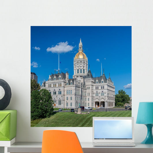 Exterior Connecticut State Capitol Wall Decal