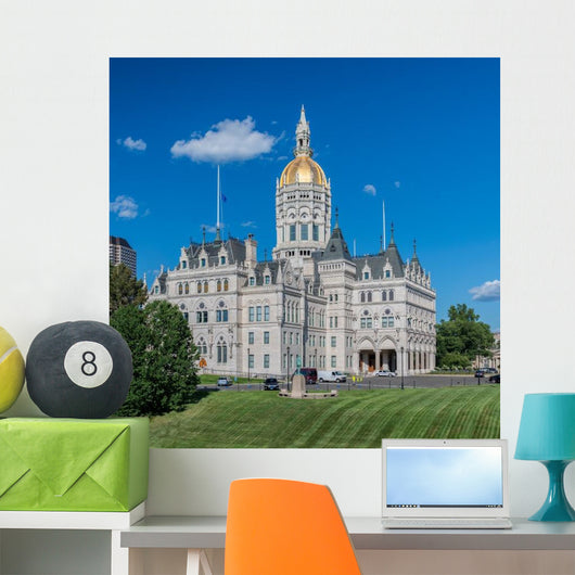 Exterior Connecticut State Capitol Wall Decal