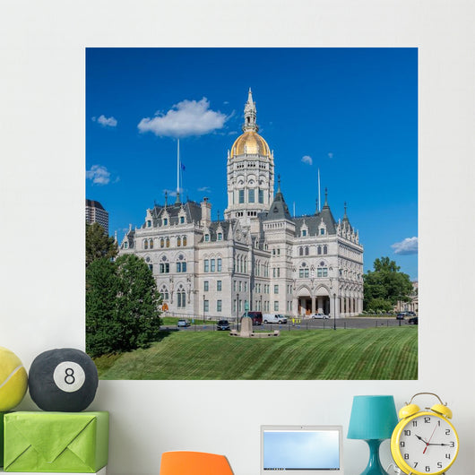 Exterior Connecticut State Capitol Wall Decal
