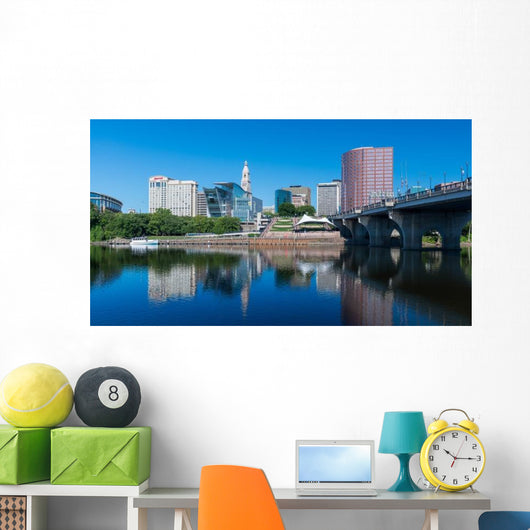 Downtown Hartford and Connecticut Wall Decal
