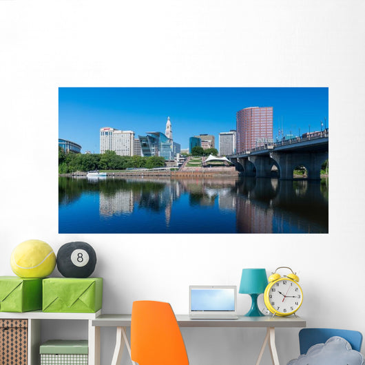 Downtown Hartford and Connecticut Wall Decal